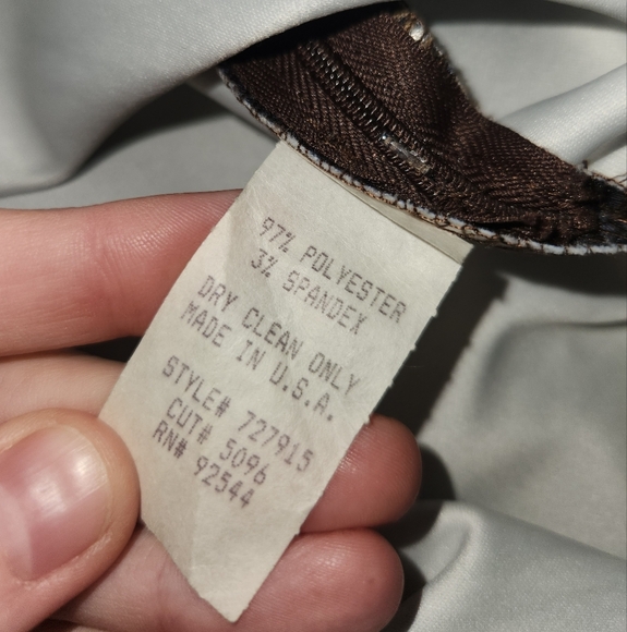 Harlow‎ vintage 3 piece faux leather animal print outfit jacket skirt pants - Picture 11 of 15